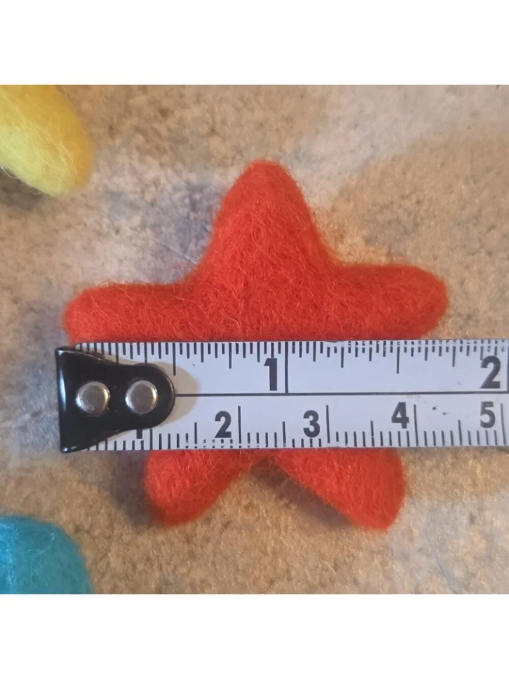 Set of 3 Felt Wool Stars and Hearts Sachets Crafts Bowl Filler